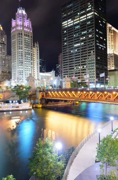 Chicago River Walk — Fotografie, imagine de stoc