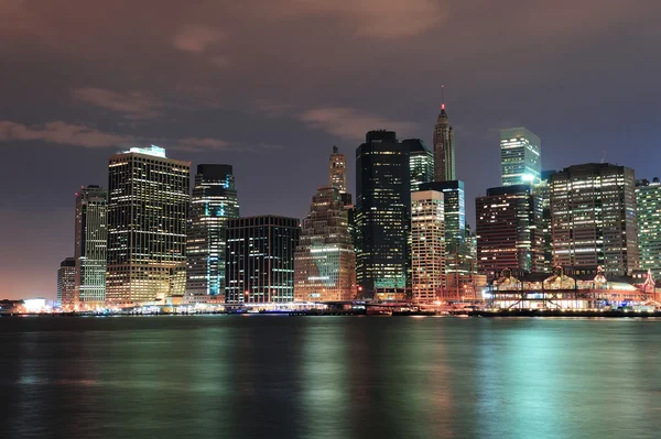 ニューヨーク市マンハッタンのダウンタウン ストック画像