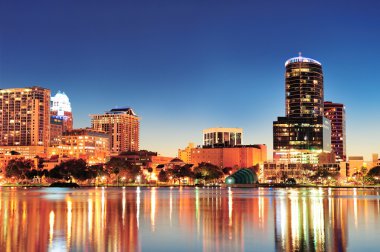 Orlando at night clipart