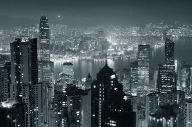 Hong kong siyah beyaz geceleri