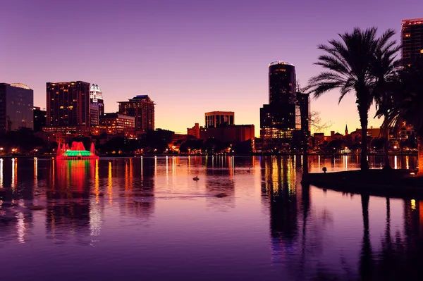Silueta de Orlando — Foto de Stock