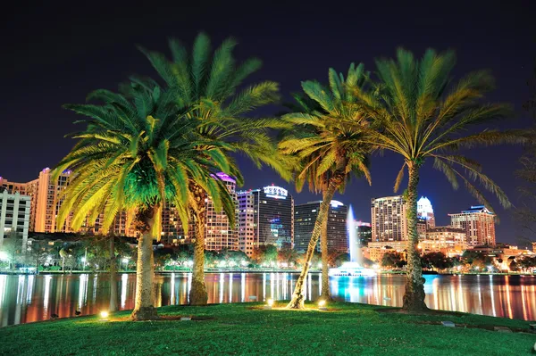 Orlando noční scéna — Stock fotografie