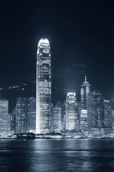 Hong Kong preto e branco — Fotografia de Stock