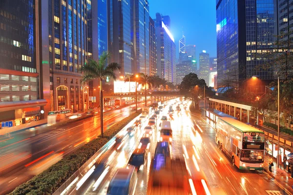 Hong kong widok ulicy — Zdjęcie stockowe