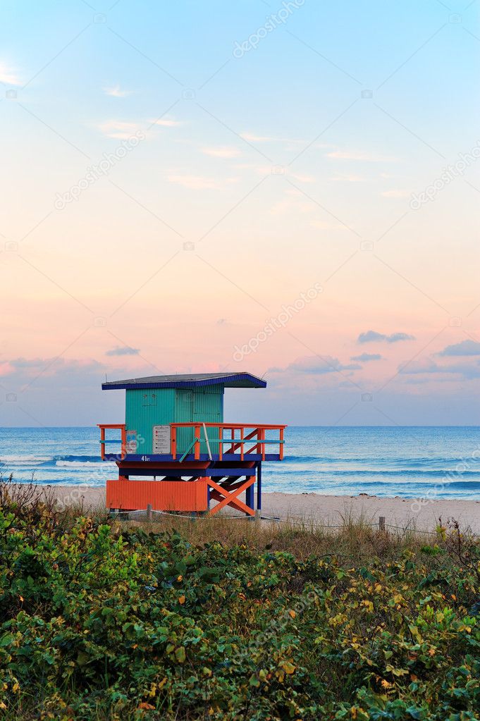 Miami South Beach sunset