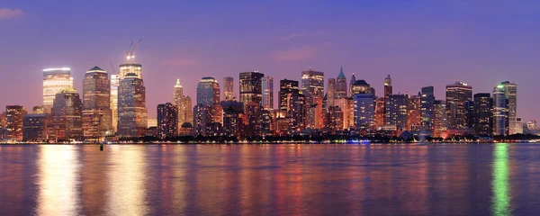 New York City Manhattan crépuscule panorama — Photo