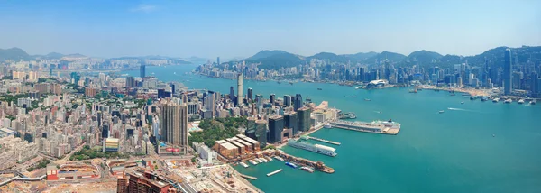 Hong Kong vista aerea — Foto Stock