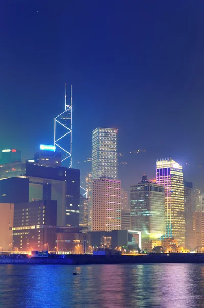 Hong kong nattutsikt — Stockfoto