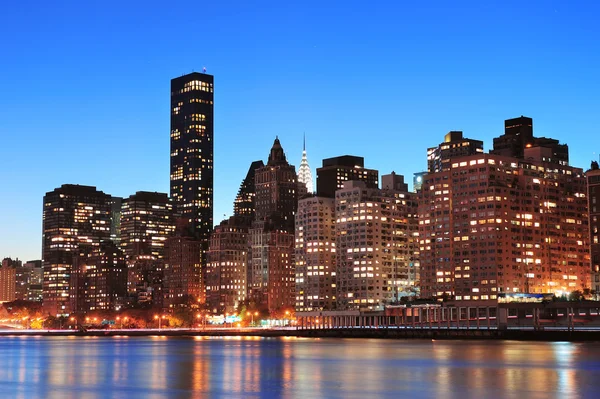 New Yorks manhattan midtown skyline — Stockfoto