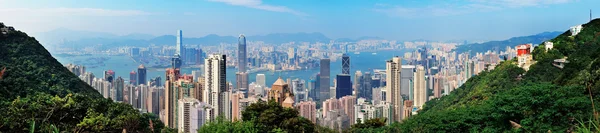 Hong Kong hegyi felülnézet — Stock Fotó