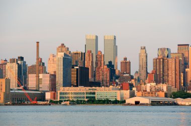 new York'un manhattan şehir manzarası