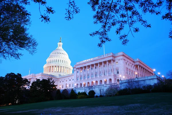 Primer plano de la colina del Capitolio de Estados Unidos, Washington DC — Foto de Stock