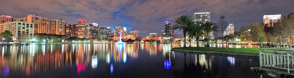 Orlando natt panorama — Stockfoto