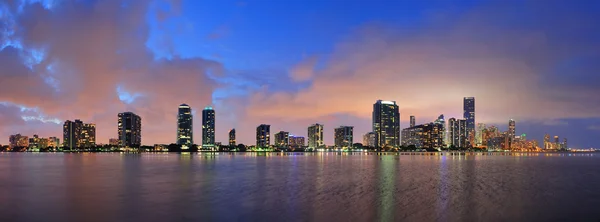 Miami gece çekimi — Stok fotoğraf