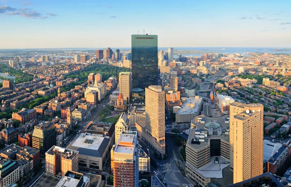 Boston vista aérea — Fotografia de Stock
