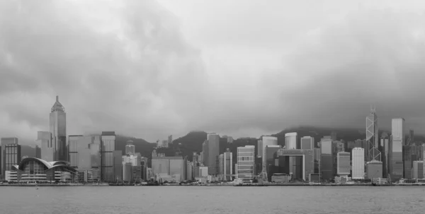 香港在黑色和白色 — 图库照片