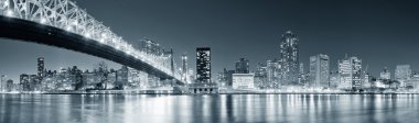 New York'ta gece panorama