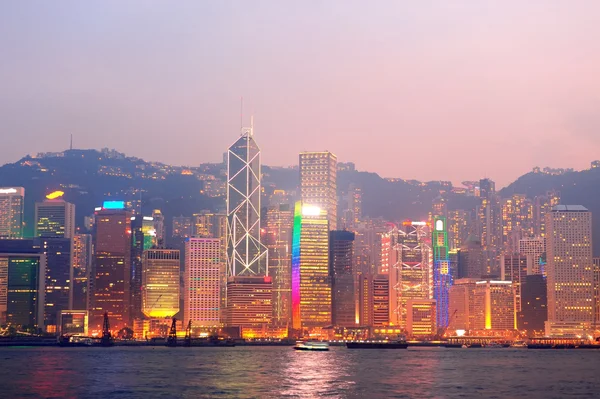 Hong Kong Victoria Harbor mañana — Foto de Stock