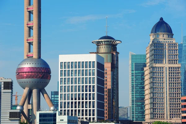Shanghai skyline — Stockfoto