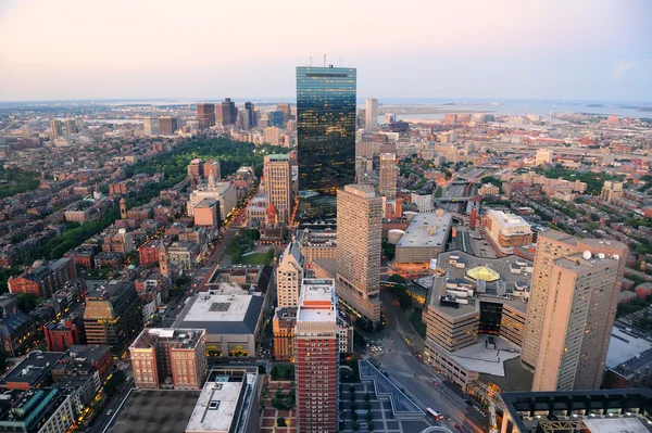 Бостонский закат — стоковое фото