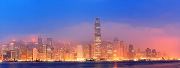 Hong kong victoria hafen panorama — Stockfoto