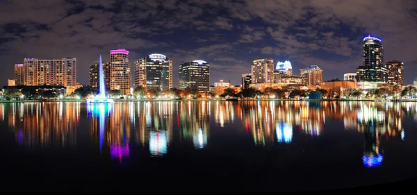 Orlando Nachtpanorama — Stockfoto