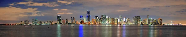 迈阿密夜景 — 图库照片