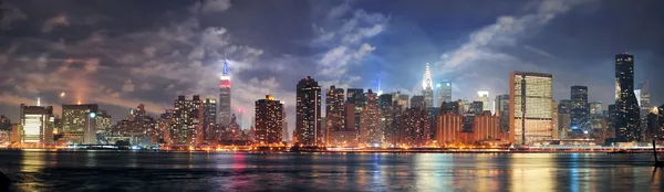Ciudad de Nueva York Manhattan centro al atardecer —  Fotos de Stock