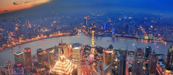 Шанхайский закат — стоковое фото