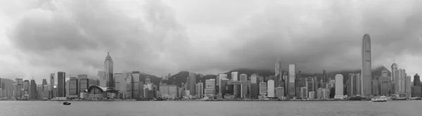 Hong kong w czerni i bieli — Zdjęcie stockowe