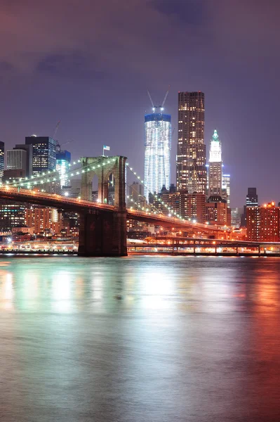 ニューヨーク市ブルックリン橋 — ストック写真