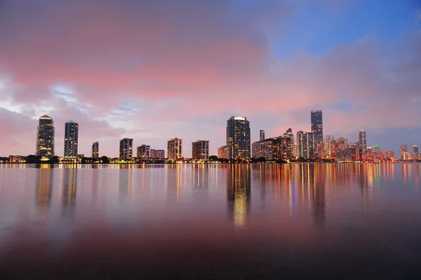 Adegan Miami malam — Stok Foto