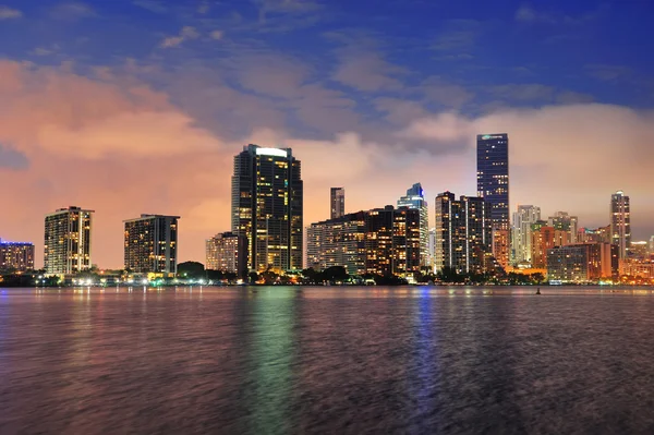 Miami night scene — Stock Photo, Image