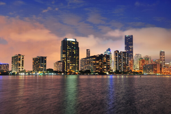 Miami night scene
