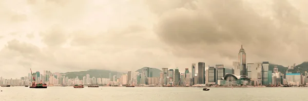 Hong Kong miasto panorama — Zdjęcie stockowe