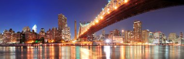 Queensboro Bridge and Manhattan clipart