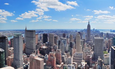 New York'un manhattan panorama