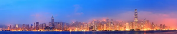 香港维多利亚港湾全景 — 图库照片