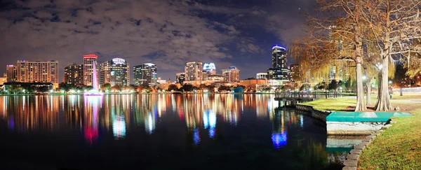 Orlando night panorama — Stock Fotó