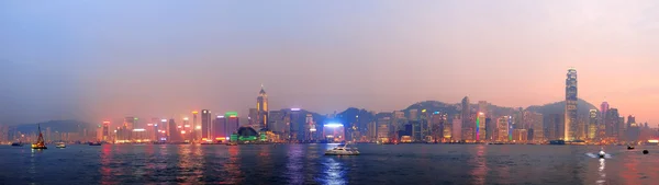 Panorama pagi di Hong Kong — Stok Foto