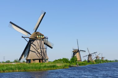 Mill Network at Kinderdijk-Elshout, Netherlands clipart