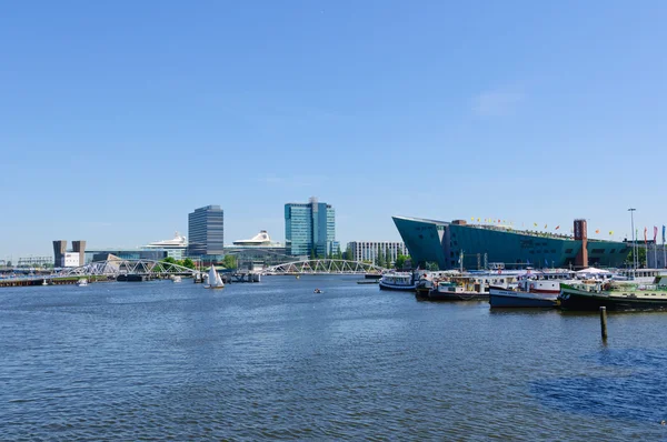 Oosterdok in amsterdam, Nederland — Stockfoto