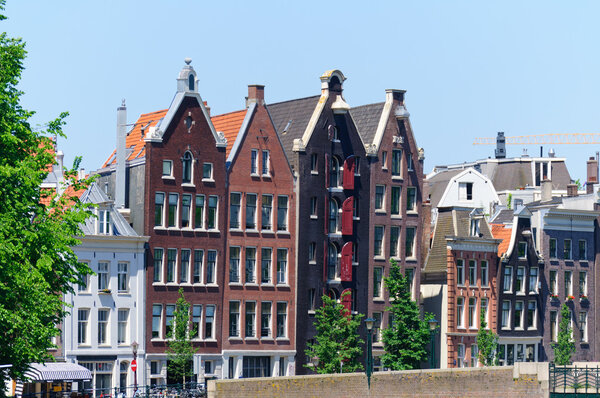 Old city of Amsterdam. Amsterdam is the largest city and the capital of the Netherlands.