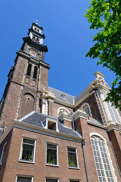 Westerkerk kaupungissa: Amsterdam, Alankomaat — kuvapankkivalokuva