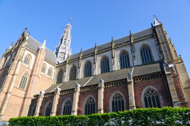 Haarlem, Hollanda Grote kerk (st. bavokerk)