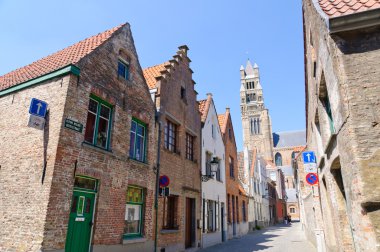 eski şehir ve St salvator'ın Katedrali, bruges, Belçika