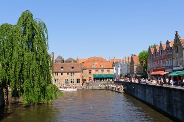 Belçika 'nın eski Bruges kasabası