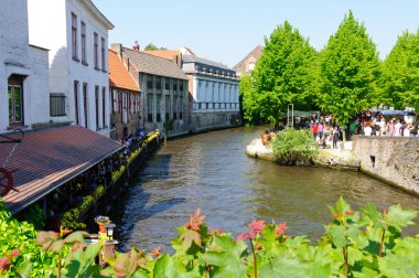 Belçika 'nın eski Bruges kasabası