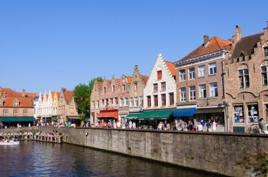Belçika 'nın eski Bruges kasabası