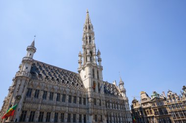 Hotel de Ville (City Hall) of Brussels, Belgium clipart